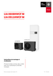 Dimplex LIA 0911HWCF M Instructions De Montage Et D'utilisation