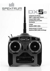 Spektrum DX5e Mode D'emploi