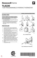 Honeywell Home TL8100 Instructions D'installation