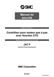 Smc JXC F Serie Manuel De Sécurité
