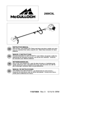 McCulloch 2500CXL Manuel D'instructions