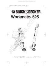 Black & Decker Workmate 525 Mode D'emploi