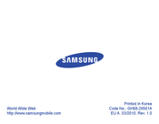 Samsung WEP570 Mode D'emploi