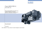 Burkert AirLINE Ex 8650 Guide Rapide