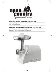 Open Country FG-250SK Guide D'entretien Et D'utilisation