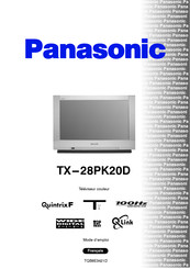Panasonic TX-28PK20D Mode D'emploi