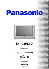 Panasonic TX-28PL1D Mode D'emploi