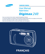 Samsung Digimax 240 Mode D'emploi