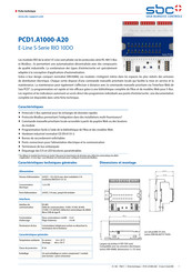 SBC PCD1.A1000-A20 Fiche Technique