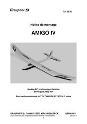 GRAUPNER SJ AMIGO IV Notice De Montage