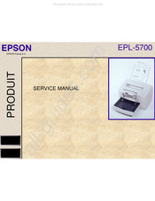 Epson EPL-5700 Instructions De Service