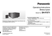 Panasonic SH-FX71 Mode D'emploi