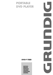 Grundig DVD-P 7000 Mode D'emploi