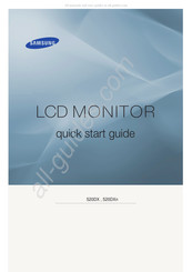 Samsung 520DXn Guide Rapide