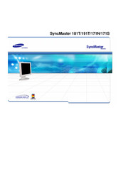 Samsung SyncMaster 171N Mode D'emploi