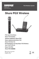 Shure PGX Wireless Mode D'emploi