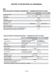 JCM Technologies Radioband Notice D'utilisation