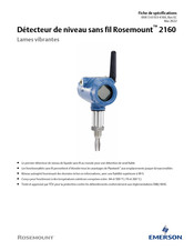 Emerson Rosemount 2160 Mode D'emploi