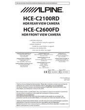 Alpine HCE-C2100RD Mode D'emploi