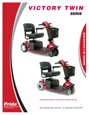 Pride Mobility Products VICTORY TWIN Serie Manuel De L'utilisateur