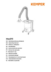 Kemper MaxiFil Notice D'utilisation