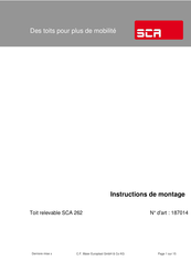 SCA 187014 Instructions De Montage