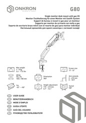 ONKRON G80 Mode D'emploi