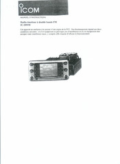 Icom IC-2800H Manuel D'instructions