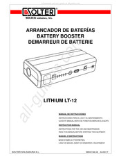 Solter LITHIUM LT-12 Manuel D'instructions