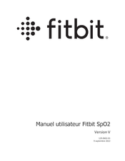 Fitbit SpO2 Manuel Utilisateur