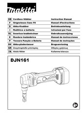 Makita DJN161 Manuel D'instructions