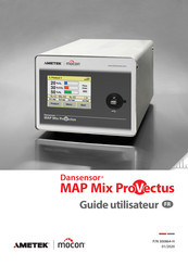 Ametek mocon Dansensor MAP Mix ProVectus Guide Utilisateur