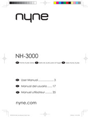 Nyne Home Audio NH-3000 Manuel Utilisateur