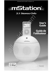 Mstation 2.1 Stereo Orb Guide De L'utilisateur