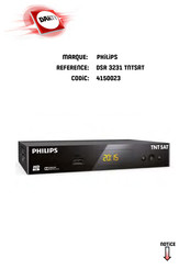 Philips 4150023 Livret Utilisateur