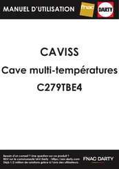 Caviss C279TBE4 Notice D'utilisation