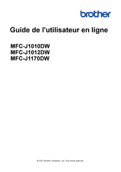Brother MFC-J1012DW Guide De L'utilisateur En Ligne