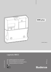 Buderus Logamatic MM50 Notice D'installation Pour Le Professionnel