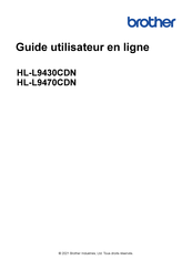 Brother HL-L9430CDN Guide Utilisateur En Ligne