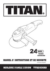 Titan TTB283GRD Manuel D'instructions Et De Sécurité