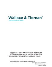 EVOQUA Wallace & Tiernan Depolox 3 plus Mode D'emploi