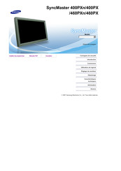 Samsung SyncMaster 400PXn Mode D'emploi