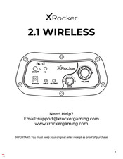 Xrocker 2.1 Stereo Wireless Mode D'emploi