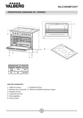 VALBERG VALCV905MFCNVT Mode D'emploi