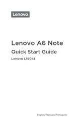 Lenovo L19041 Guide Rapide