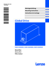 Lenze Global Drive ELM3-030H003 Instructions De Montage