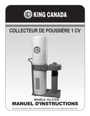 King Canada KC-2105C Manuel D'instructions