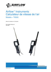 TSI Airflow Instruments TA550 Manuel D'utilisation Et D'entretien