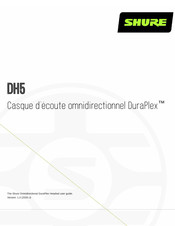 Shure DuraPlex DH5 Mode D'emploi