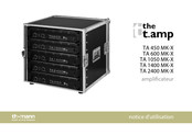thomann the t.amp pro TA 450 MK-X Notice D'utilisation